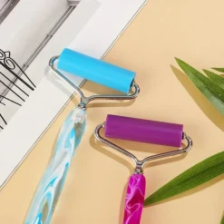 1pc Random Color Metal Roller Pen Heads For Diamond Pen 5D Tool Stainless Steel Tip Embroidery Mosaic Accessories