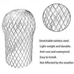 1pc Roof Gutter Guard Filter, 3.5 Inch Aluminum Filter, Gutter Filter For Preventing Clogging