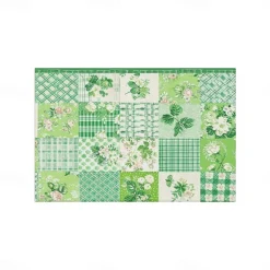 1PC Rural American Floral Placemat Table Mat 12x18 Inch Table Mats for Party Kitchen Dining Decoration