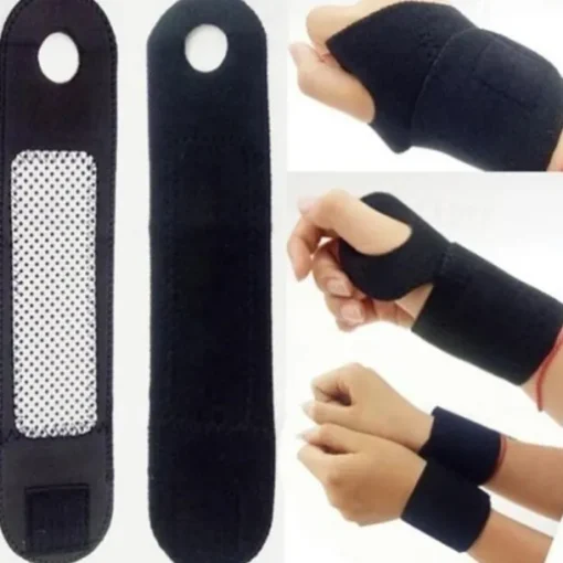 1pc Self Heating Magnetic Warm Wristband Wrist Support Brace Guard Protector Winter Essential Thanksgiving Gift for Parents