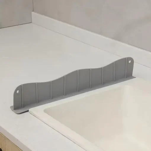 1pc Silicone Faucet Mat & Splash Guard, (Upgraded Design) Faucet Handle Water Drip Catcher Tray And Splash Guard, BPA Free Kitchenguard Sink Gadgets