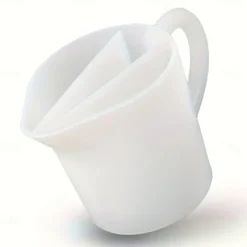 1PC Silicone Split Cup with Handle Resin Mixing Cups with 3/4/5 Grids Fluid Art for Resin Crafts DIY Tool