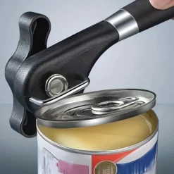 1pc Stainless Steel Can Opener - Easy Single-Handed Operation for Canning and Bottle Opening