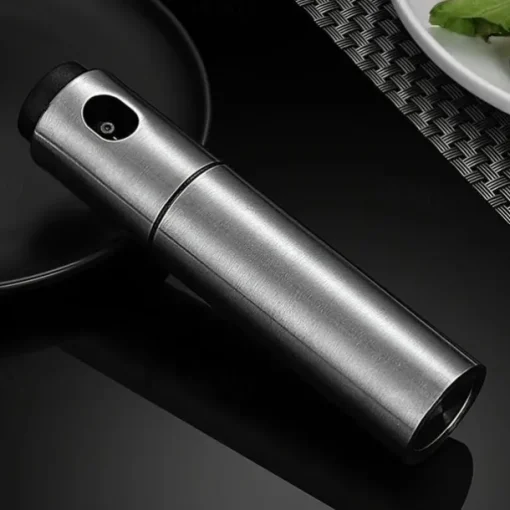 1pc Stainless Steel Olive Oil Sprayer: The Perfect Kitchen Tool for Air Frying, Barbecuing, and More!