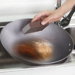 4Pc Strong Decontamination New Diamond Sand Kitchen Brush Sponge Descaling Brush Hot Sale Magic Pan Pot Brush Kitchen Clean Tools