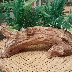 1pc, Stump Succulent Plant Flowerpot Indoor And Outdoor Plants Cute And Unique Resin Garden Vase With Drainage Holes