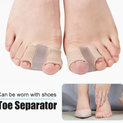 1pc Toe Spacer (0.6in/0.7in) for Toe Alignment and Comfort, Soft Gel Separator for Daily Wear