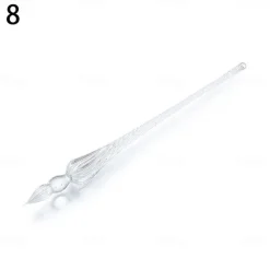 1pc Vintage Glass Dip Dipping Pen Art Painting Supplies Filling Ink Signature Calligraphy Fountain Pen
