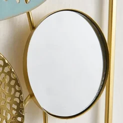 1pc Wall Decor, Metal Wall Decor Designed With Lotus Leaf, Rustic Hanging Wall Decor, Farmhouse Metal Wall Art, Modern Wall Decor For Living Room Bedroom Office