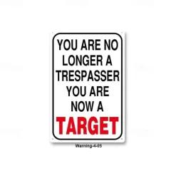 1pc Warning Metal Tin Sign No Trespassing Signs Private Property, Metal 24 Hour Video Surveillance Signs Security Camera Sign For Home Outdoor Property Yard Business Driveway Alert 20x30cm/8''x12''