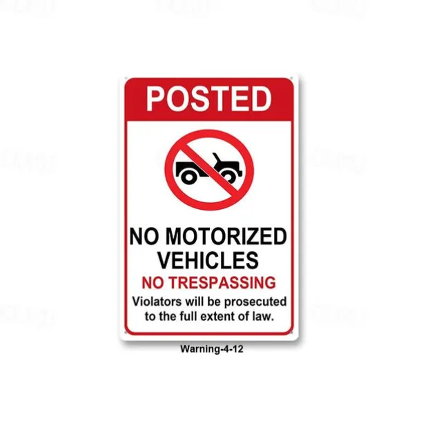 1pc Warning Metal Tin Sign No Trespassing Signs Private Property, Metal 24 Hour Video Surveillance Signs Security Camera Sign For Home Outdoor Property Yard Business Driveway Alert 20x30cm/8''x12''