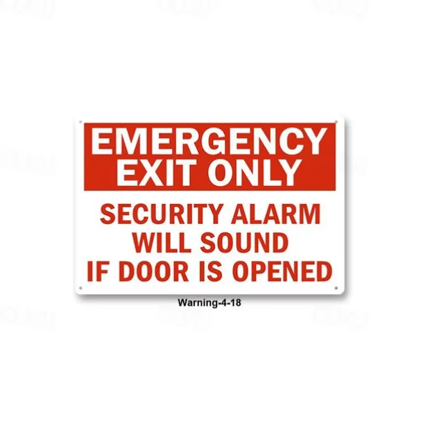 1pc Warning Metal Tin Sign No Trespassing Signs Private Property, Metal 24 Hour Video Surveillance Signs Security Camera Sign For Home Outdoor Property Yard Business Driveway Alert 20x30cm/8''x12''