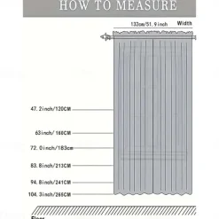 1pc Waterproof Blackout Double Coated Solid Color Cotton And Linen Curtain Bedroom Living Room Home Decoration Perforated Curtain