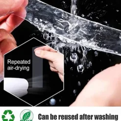 1pc Waterproof Transparent Double Sided Nano Tape Reuse Home Tapes Adhesives Porcelain wood metal plastic Super Glue