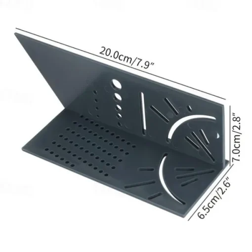 1pc Wood Working Ruler, 3D Mitre Angle Measuring Gauge, Square Size Measure Tool