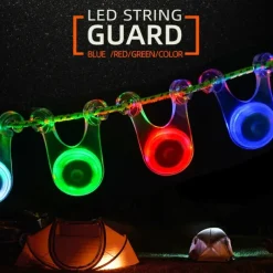 1pc/3pcs Outdoor Camping Decorative Light LED Tent Rope Hanging Light
