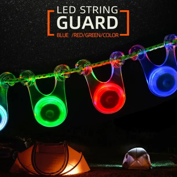 1pc/3pcs Outdoor Camping Decorative Light LED Tent Rope Hanging Light