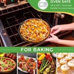 1Pc/3Pcs Stainless Steel Picnic Plates - 8 Inch Lightweight & Stackable for Camping & Outdoor Use