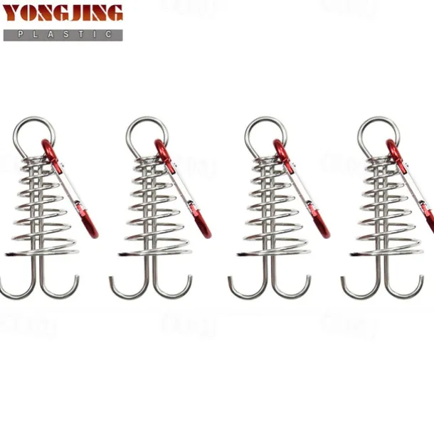 1Pc/4pcs Tent Rope Tighteners - Octopus Buckle for Secure Camping in Windy Conditions