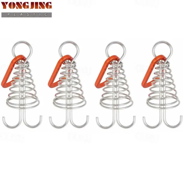 1Pc/4pcs Tent Rope Tighteners - Octopus Buckle for Secure Camping in Windy Conditions