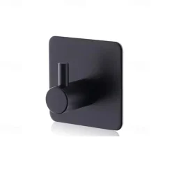 1/2pcs Adhesive Hooks Heavy Duty Wall Hooks Waterproof Stainless Steel Hooks For Hanging Coat Hat Towel Robe Hook Wall Mounted Rack For Bathroom And Bedroom
