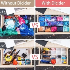 5/10PCS Adjustable Drawer Divider DIY Storage Shelves Household Free Combination Partition Board Makeup Sock Underwear Organizer