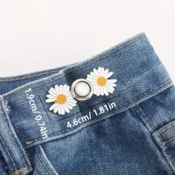 4pcs Adjustable Waistband Wonder: Deluxe Buckle Pin for Tailoring Pants & Dresses, Enhance Your Outfit with Precision Fit & Style