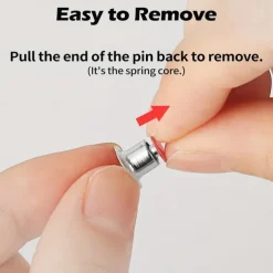 4pcs Adjustable Waistband Wonder: Deluxe Buckle Pin for Tailoring Pants & Dresses, Enhance Your Outfit with Precision Fit & Style