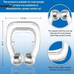 4PCS Anti-Snoring Device Nasal Clip Ventilator, Silicone, Silent Snoring Sleep Aid, Nighttime Sleep Apnea Guard, Artificial Snore Treatment Ventilation Nasal Patch, Snoring Prevention