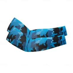 2pcs Arm Sleeves, Sports Sun UV Protection Hand Cover Cooling Warmer For Running Fishing Cycling