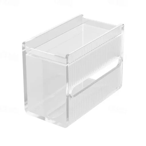 1pcs Bathroom Tissue Storage Box Punch-free Toilet Paper Holder Wall Mounted Tissue Dispenser Container Bathroom Hanging Tissue Storage Rack Bathroom Accessories