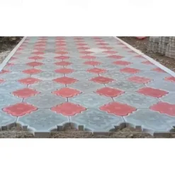 2pcs Beautiful Plastic Molding Large Paver Concrete Mold Concrete Mold Cement Mold, Plastic Brick Mold Concrete Mold Stone Paver Mold, Making Large and Small 