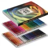 48/72/120/180pcs Brutfuner Oil Pencils Set - Vibrant Colors for Drawing and Coloring on Wood, Paper For Schools Teachers Students Children For Sketching Doodling Coloring Painting