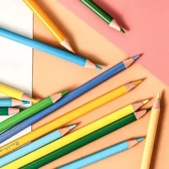 48/72/120/180pcs Brutfuner Oil Pencils Set - Vibrant Colors for Drawing and Coloring on Wood, Paper For Schools Teachers Students Children For Sketching Doodling Coloring Painting