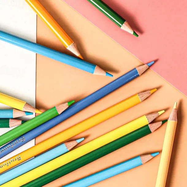 48/72/120/180pcs Brutfuner Oil Pencils Set - Vibrant Colors for Drawing and Coloring on Wood, Paper For Schools Teachers Students Children For Sketching Doodling Coloring Painting