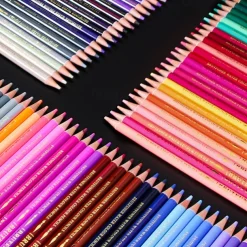 48/72/120/180pcs Brutfuner Oil Pencils Set - Vibrant Colors for Drawing and Coloring on Wood, Paper For Schools Teachers Students Children For Sketching Doodling Coloring Painting