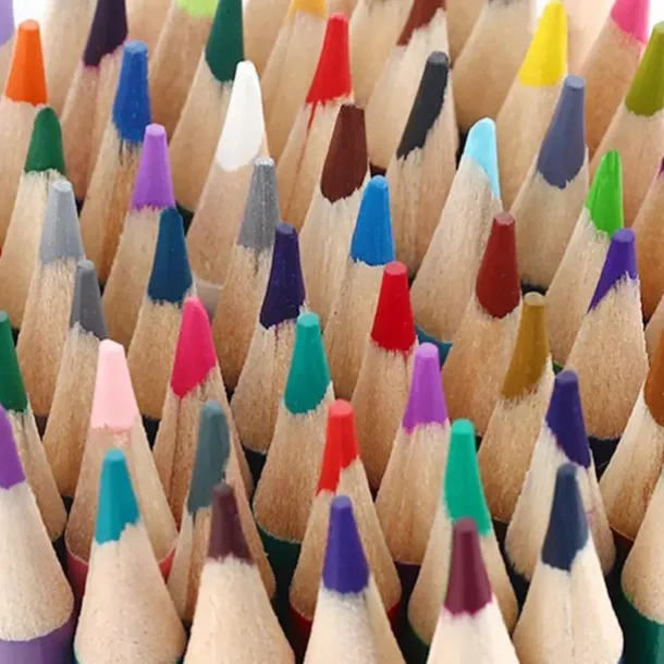 48/72/120/180pcs Brutfuner Oil Pencils Set - Vibrant Colors for Drawing and Coloring on Wood, Paper For Schools Teachers Students Children For Sketching Doodling Coloring Painting