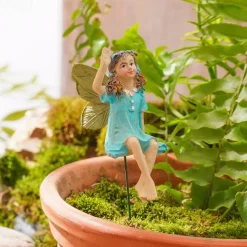 2pcs Butterfly Fairy Flower Pot Decorative Landscape Decorative Accessories