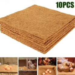 6/10pcs Chicken Nest Box Liners, Premium Laying Hen Nesting Pads, Chicken Coop Bedding, Poultry Supplies, Easy Clean Up