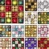 44pcs Christmas Baubles Ball Ornaments Xmas Decoration, Hanging Decorations for Christmas Tree, Holiday, Wedding and Party