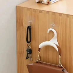 5PCS Closet Multifunctional Hangers Handbag Organizer Hook Closet Rod Hanging Storage Rack Hat Scarf Shawl Tie Storage Rack