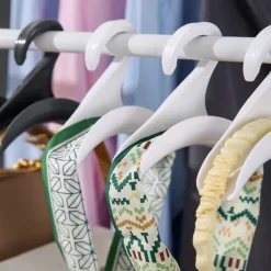 5PCS Closet Multifunctional Hangers Handbag Organizer Hook Closet Rod Hanging Storage Rack Hat Scarf Shawl Tie Storage Rack