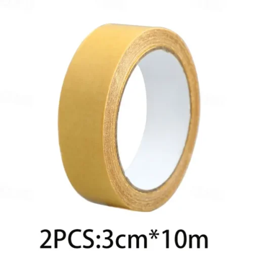 2PCS Cloth-based Double-Sided Tape: High-Adhesive, Ideal for Wedding Red Carpet, Non-Slip Rug Gripper, Floor Mat Fixation with Strong Glue