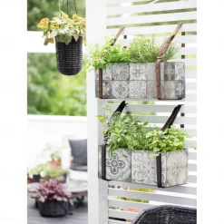 24pcs Creative Kitchen Bathroom Living Room Self-adhesive Wall Stickers Waterproof Gray Retro Tile Stickers