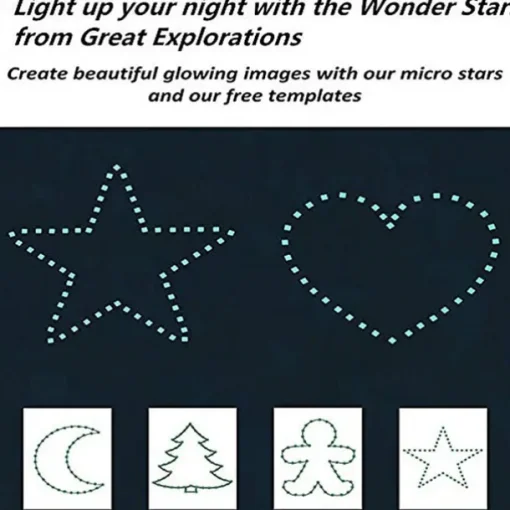 452Pcs 3D Glowing Stars Wall Stickers for Ceiling and Wall Decals Perfect for Kids Bedding Room or Party Birthday Gift