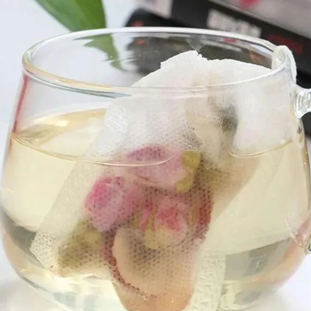 100pcs Disposable Tea Bags Non-Woven, Transparent, And Perfect For Spices! for Hotels,Restaurant, Bulk Kitchenware&Tableware
