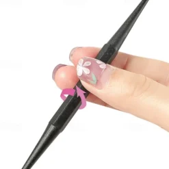 2pcs Double-Sided Earpick Soft Silicone Spiral Rotating Ear Wax Cleaner Ears Remover Clean Tool Spiral Design