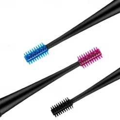 2pcs Double-Sided Earpick Soft Silicone Spiral Rotating Ear Wax Cleaner Ears Remover Clean Tool Spiral Design