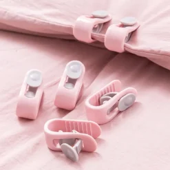 10Pcs Duvet Clips Non-Slip Holder Quilt Blanket Clips Bed Sheet Fixer Sleep Clothes Pegs Cover Fastener Gripper Easy To Unlock