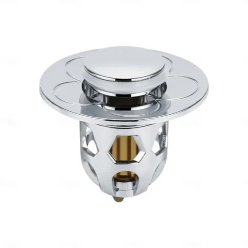 2pcs Flower Hair Cather Shower Drain, Pop-Up Bounce Core Basin Drain Filter, Sink Strainer Bathtub Stopper Bath Plug Bathroom Gadgets